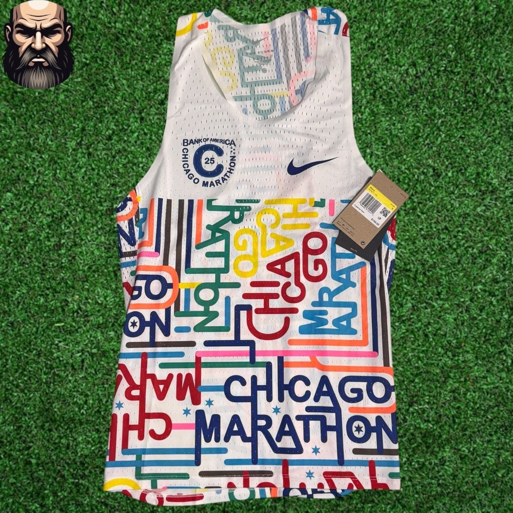 Nike Aeroswift Chicago Marathon 2025 Running Singlet HQ4277-100 Men's Size S